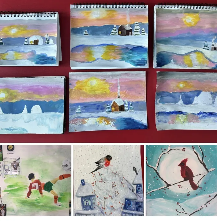 Student Artwork at Shostakovich School (photo 31)